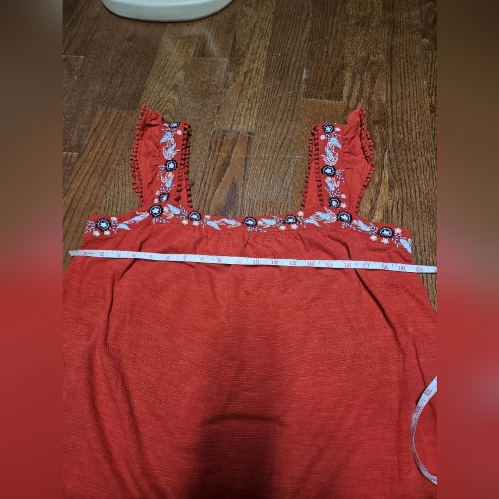 Style & Co. Vibrant Red Sleeveless Blouse